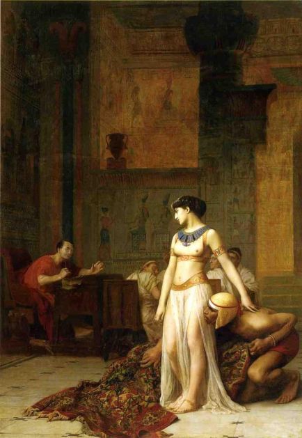 Cleopatra_and_Caesar_by_Jean-Leon-Gerome