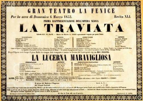 teatro-la-fenice-de-venecia-cartel-primera-de-la-Traviata-de-Verdi